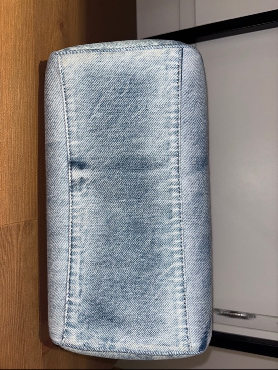 Coach Light Blue Medium Denim Rowan Satchel with Yellow and Pink Charms - Picture 3 of 3